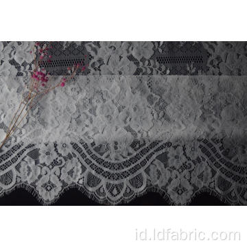 Desain Fashion 100% Nylon Panel Lace Fabric